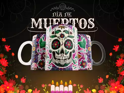 vectores plantilas DÍA DE MUERTOS,FESTEJO,